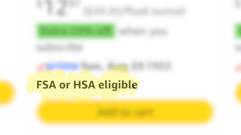 How to Tell if Something Is FSA/HSA Eligible on Amazon