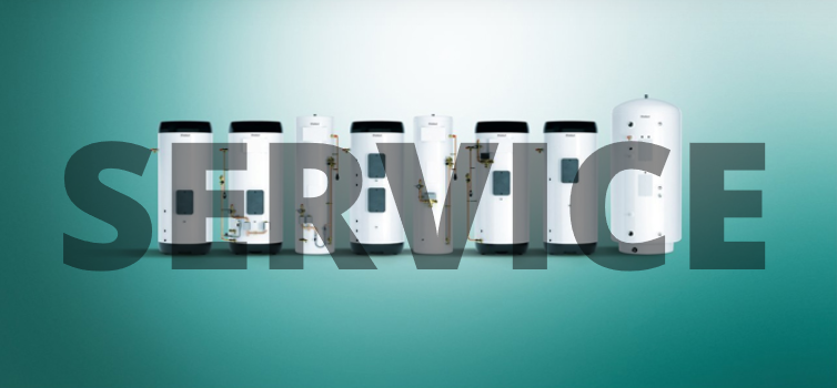 Cylinder and thermal store service