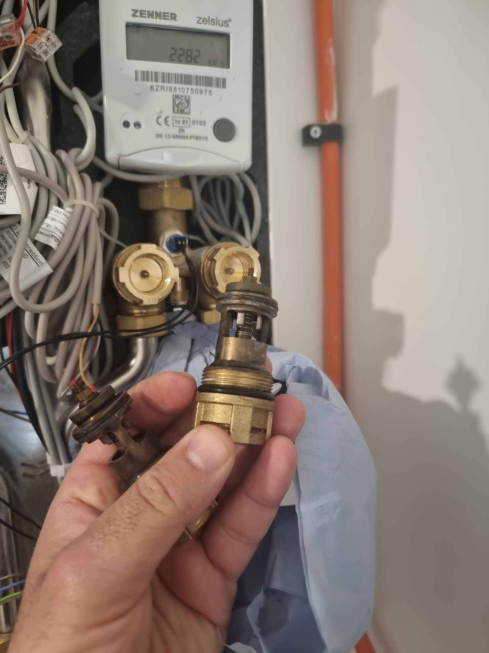 Engineer replaced Caleffi modulating valve