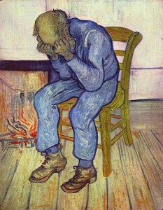 Vincent van Gogh: Az örökkévalóság kapujában, 1882. Van Gogh maga is depresszióban szenvedett