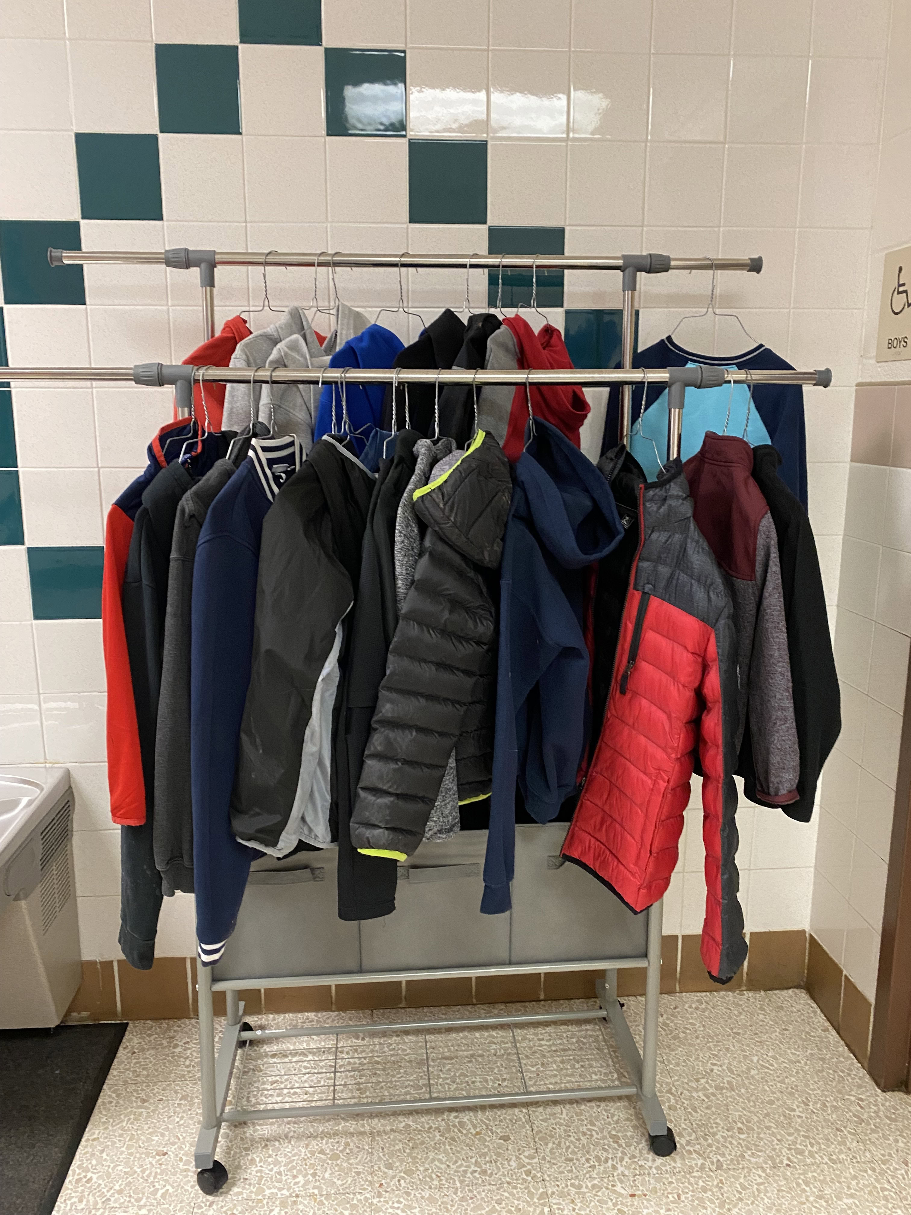 Lost and Found Clothes Rack