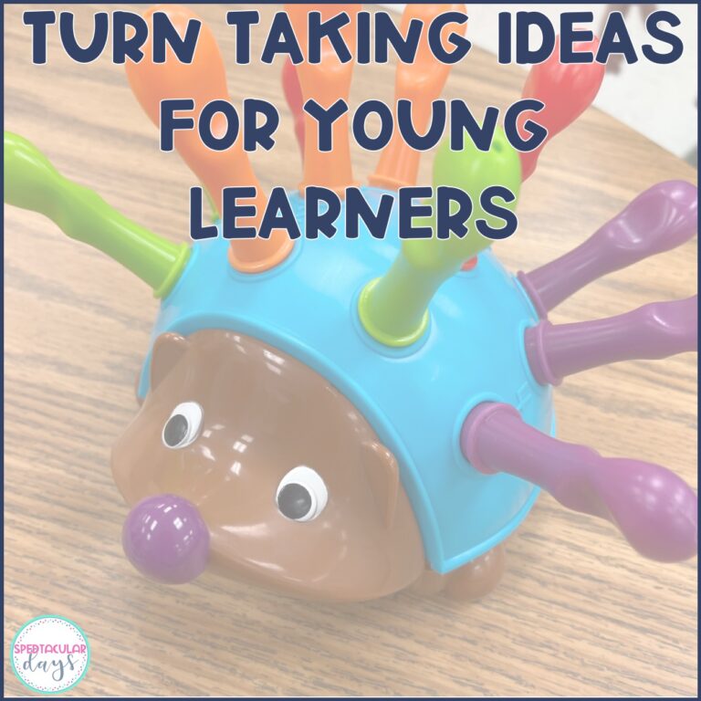 Turn Taking Ideas for Young Learners