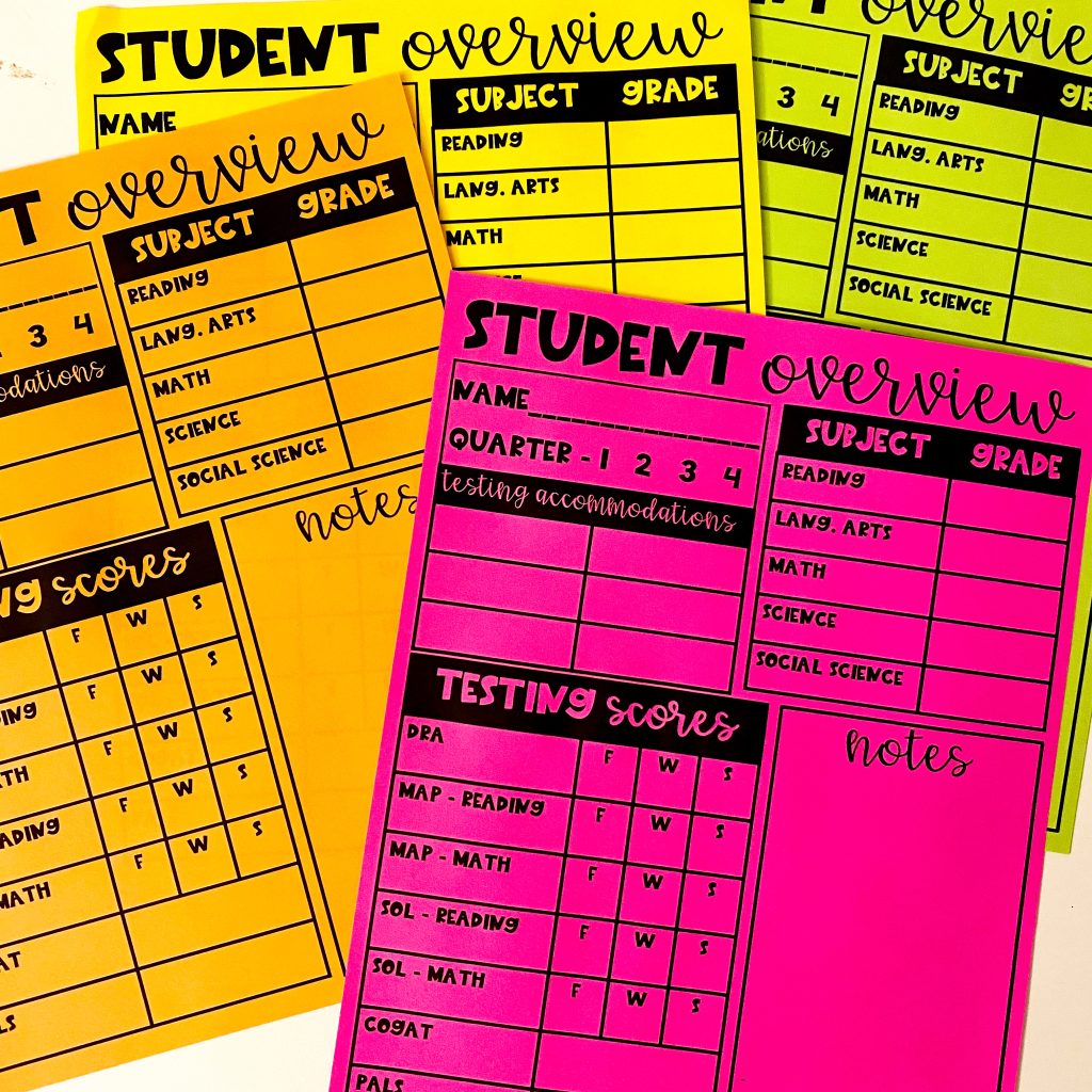 multi colored card stock paper