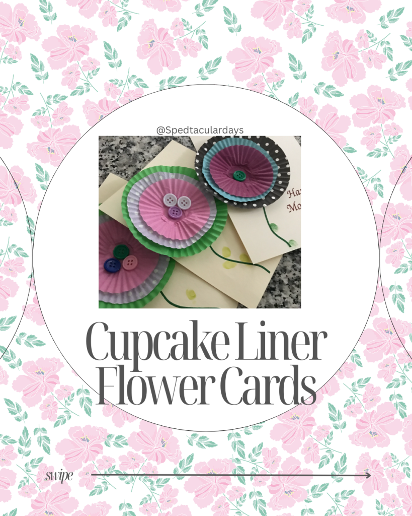 Mother's Day Craft - Cupcake Liners