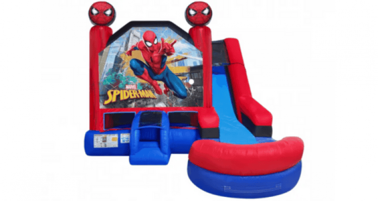 Spider-Man Bounce and Water Slide