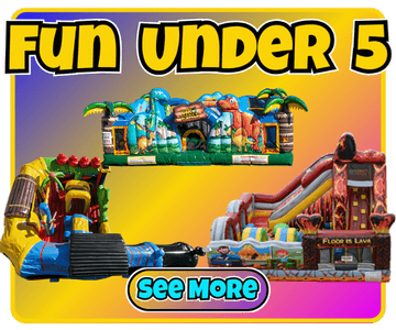 Toddler-safe bounce house and inflatable rentals in Center Point, AL.