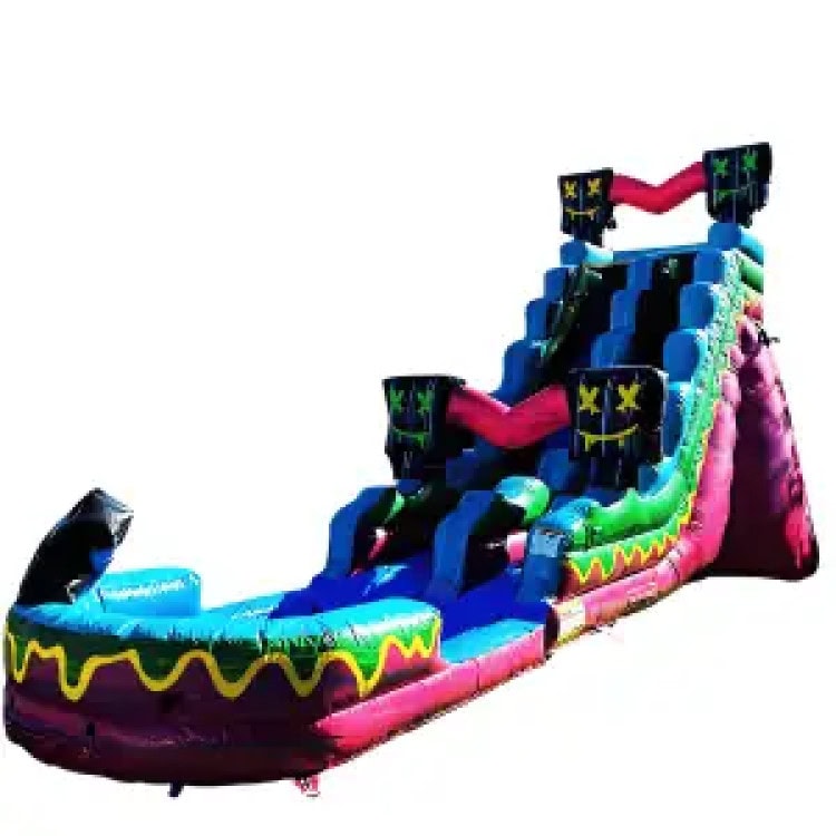 20 FT Level Up Single Lane Dry Slide
