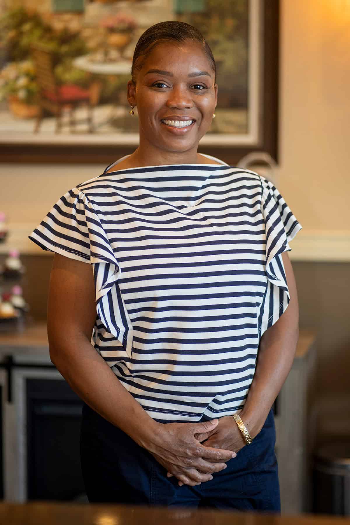 Patient smiling