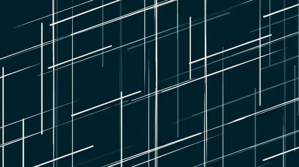 Abstract grid pattern representing structural foundations