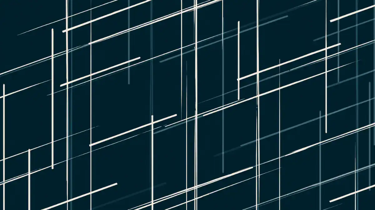 Abstract grid pattern representing structural foundations