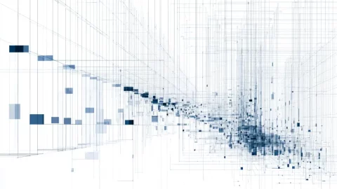 Diagram showing a clean structural grid gradually crowded by small uninvited elements wedging into its open space — visualizing why a core web vitals audit can pass once and still fail after quiet, uncoordinated changes accumulate.