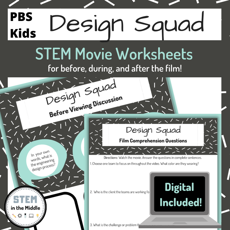 Design Squad middle school engineering movie guide