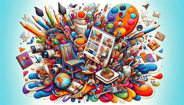 Illustration of a lifestyle blog