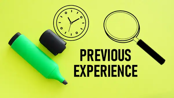 image representing prior business experience