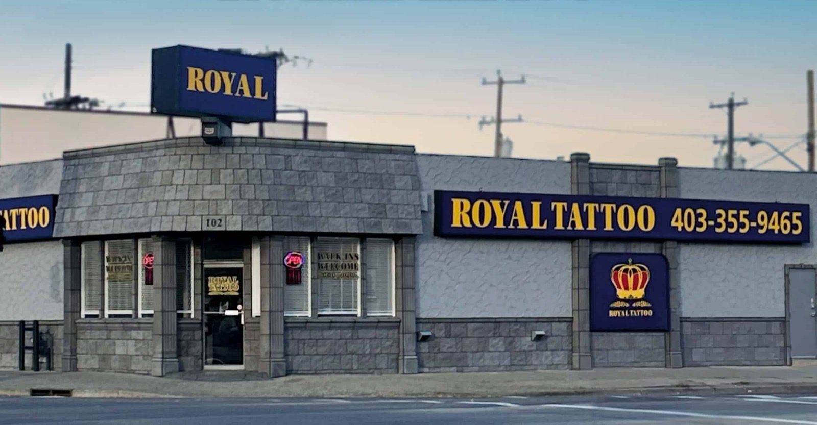 Royal Tattoo storefront