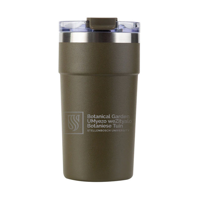 e634e655-5a1f-4e3c-b78e-1689a1442a27.jpg SU Botanical Garden Travel Cup - Olive (360ml) - Image 1