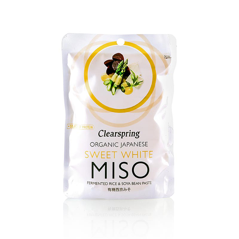 sweet white miso Clearspring witte miso
