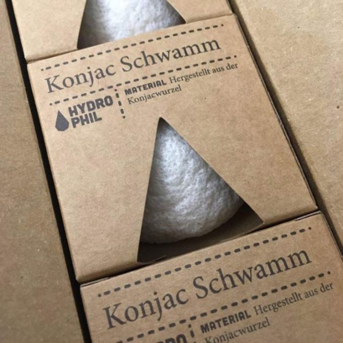 konjac spons hydrophil bij tAK