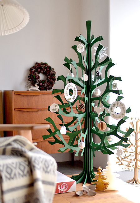 Lovi - Wooden Spruce - 3D kerstboom - 30cm - naturel - Afbeelding 2
