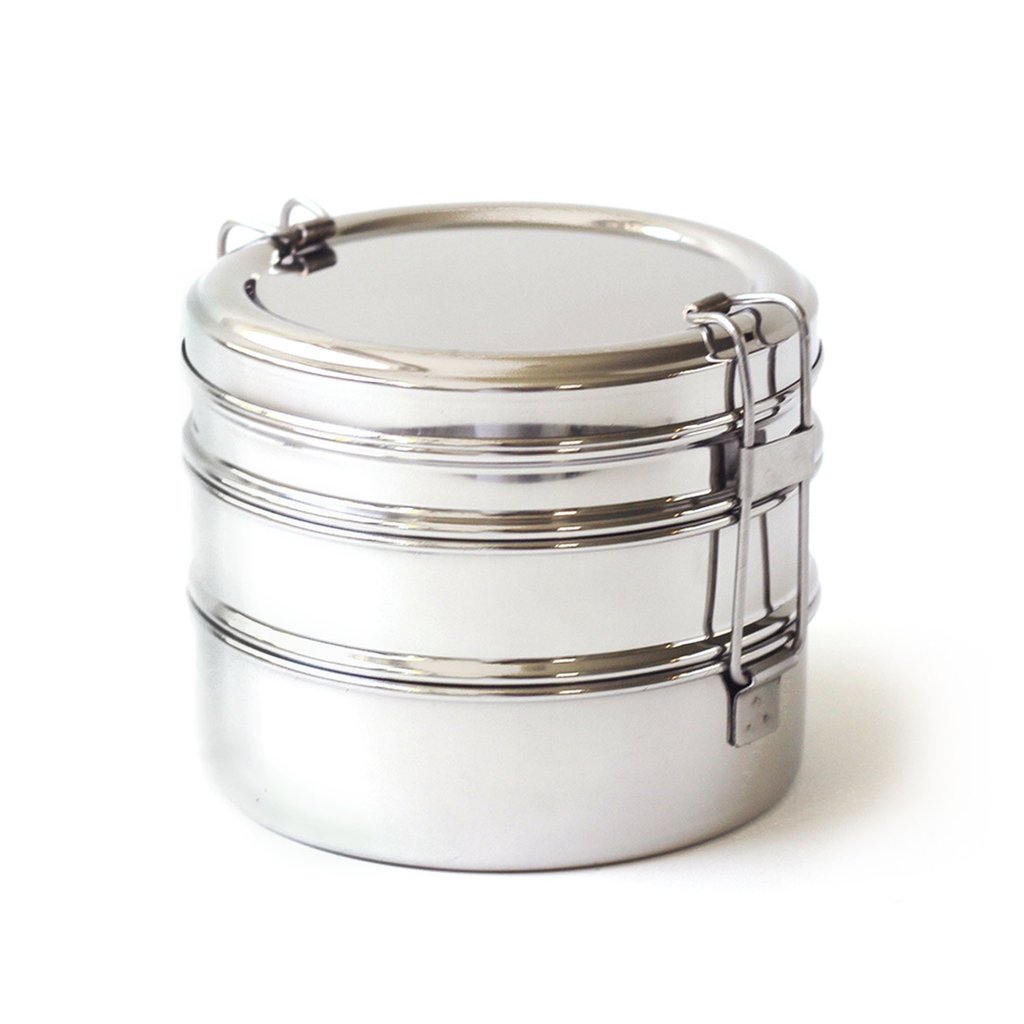 Ecolunchbox Tri Bento RVS