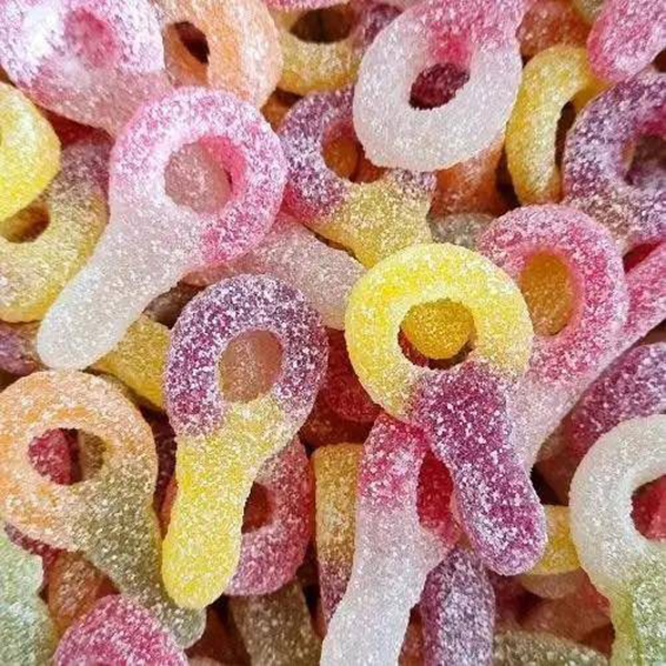 Candy Realms - Sour Dummies - vegan zure snoepjes, 190gr - Afbeelding 2