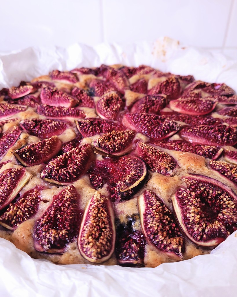 homemade vegan vijgentaart