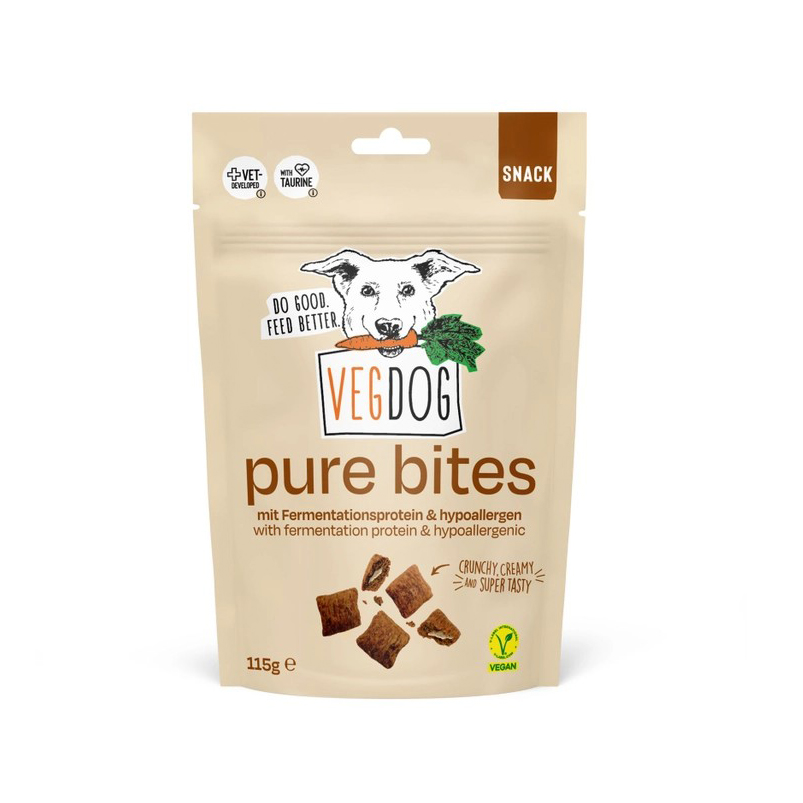 vegan hondensnack Pure Bites van Vegdog hypoallergeen