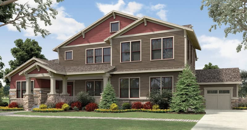 Residential home with durable siding and quality building materials from Tamar Building Products.