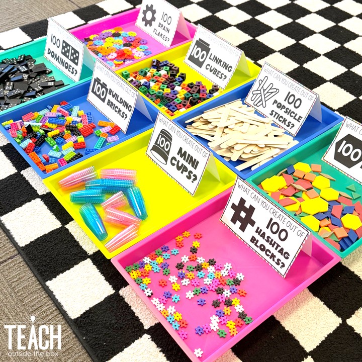 100th Day of School STEM Stations