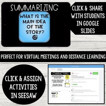 Reading Response Digital Dice for Virtual Meetings & Distance Learning - Image 2