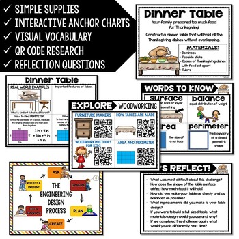 Dinner Table STEM Challenge - Thanksgiving STEM Activity - Image 2