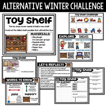 Shelf for the Elf, Toy Shelf: STEM Challenge Christmas Holiday STEM Activity - Image 4