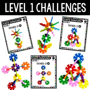 STEM Bins® Brain Flakes® Plastic Snowflakes Speed Builds: STEM Activities SET 2 - Image 3