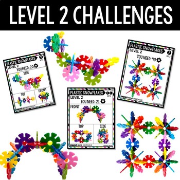 STEM Bins® Brain Flakes® Plastic Snowflakes Speed Builds: STEM Activities SET 2 - Image 4