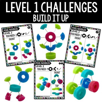 STEM Bins® Pool Noodle Speed Builds: End of the Year and Summer STEM Activities - Image 4