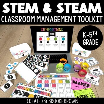 STEM Classroom Management Toolkit - Back to School, Specialist, STEAM, Tech