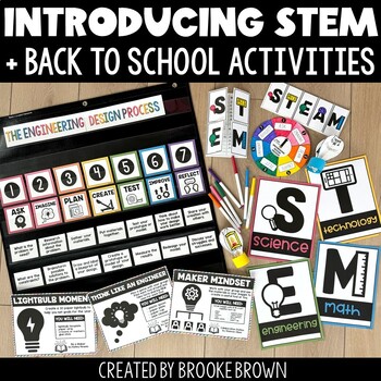 Back to School STEM Activities + Read Alouds, Introducing STEM & Engineering - Be a Maker