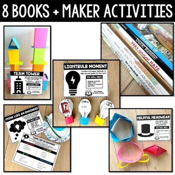 Back to School STEM Activities + Read Alouds, Introducing STEM & Engineering - Be a Maker - Image 3
