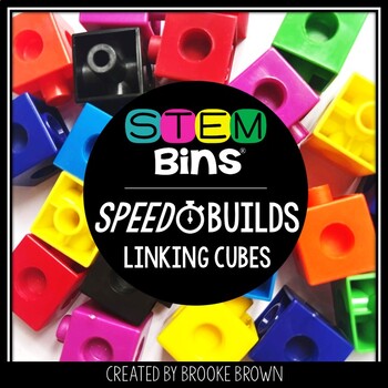 Linking Cubes Snap Cubes STEM Bins® Speed Builds STEM Activities - Puzzle Cards