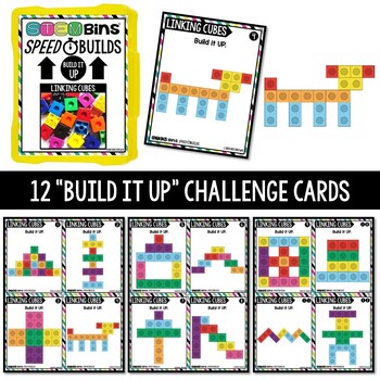 Linking Cubes Snap Cubes STEM Bins® Speed Builds STEM Activities - Puzzle Cards - Image 4