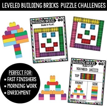 Building Bricks / LEGO Compatible STEM Bins® Speed Builds STEM Activities Cards - Image 2