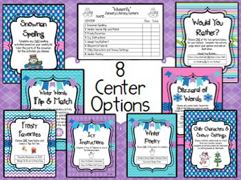 January Literacy Centers - Image 2