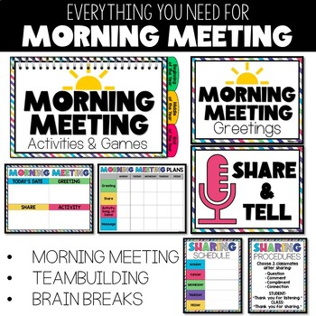 Morning Meeting & Back to School BUNDLE! Community Building Team Building Games - Image 2
