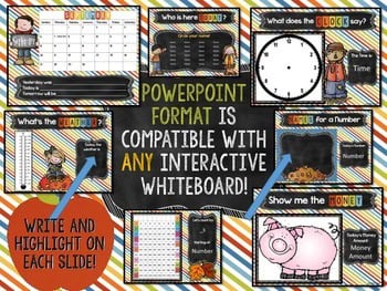 Interactive Calendars & Math Meetings for PowerPoint {Entire Year Bundle!} - Image 2