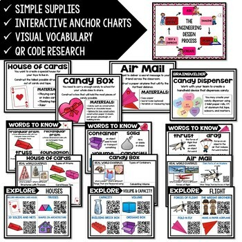 Valentine's Day STEM Activities / Valentine STEM Challenges Party Stations - Image 3