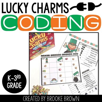 Lucky Charms Coding - DIGITAL + PRINTABLE - St. Patrick’s Day Unplugged Coding