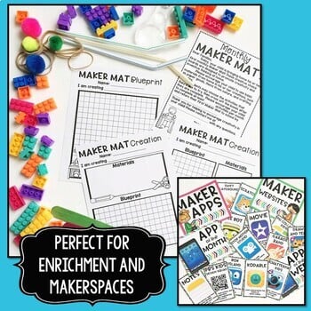 Maker Mats (Choice Boards for Enrichment & Makerspaces) - Printable + Digital – preview 2