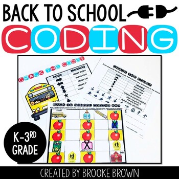 Back to School Unplugged Coding Activities (August and September)