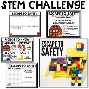 STEM & Social Studies Fire Safety, Fire Prevention Week STEM Activities - Image 2