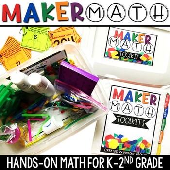 Maker Math {Hands-on Small Group Math and Math Centers for K-2nd Grade}